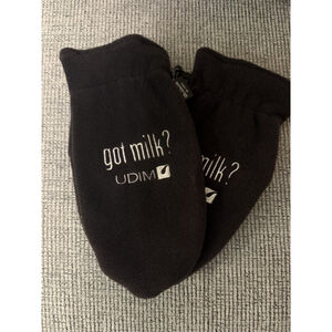 Vintage “Got Milk” Fleece Style Mittens/gloves